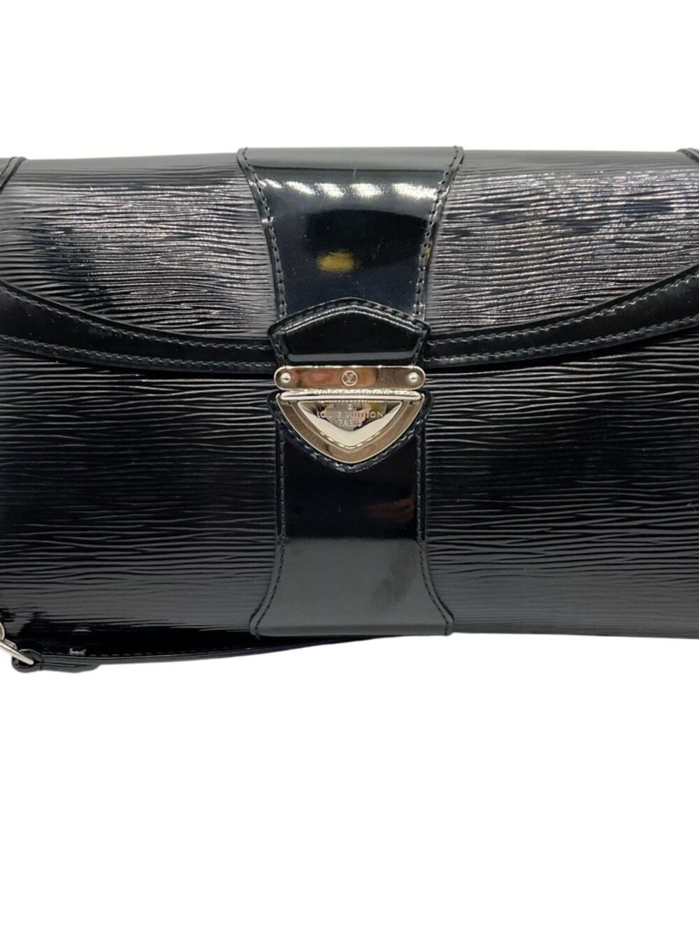 Louis Vuitton Black Electric Epi Leather Lena Clutch